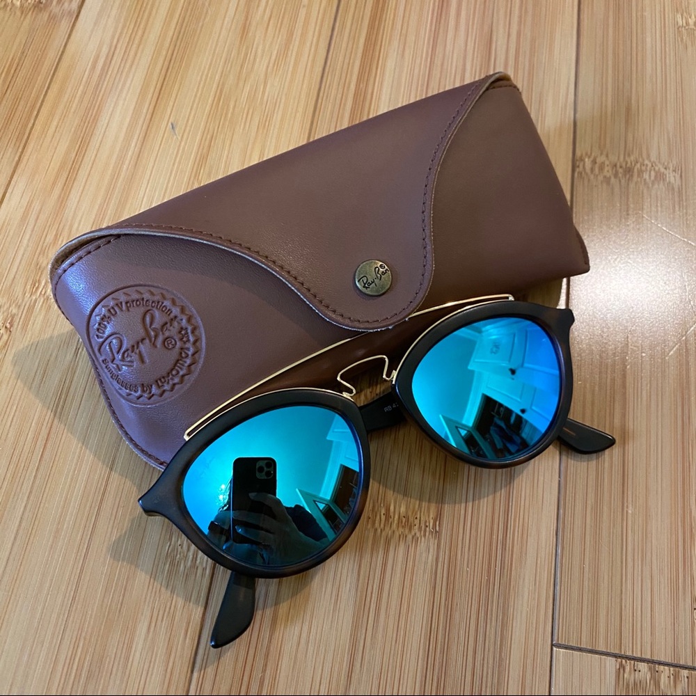 Ray-Ban Gatsby II Flash Lens tortoise sunglasses